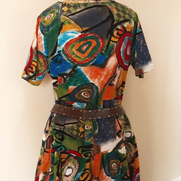 YESNO Dresses Multicolor Tiered Dress With Pockets Poshmark